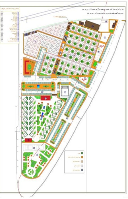نقشه طراحی کمپ گردشگری